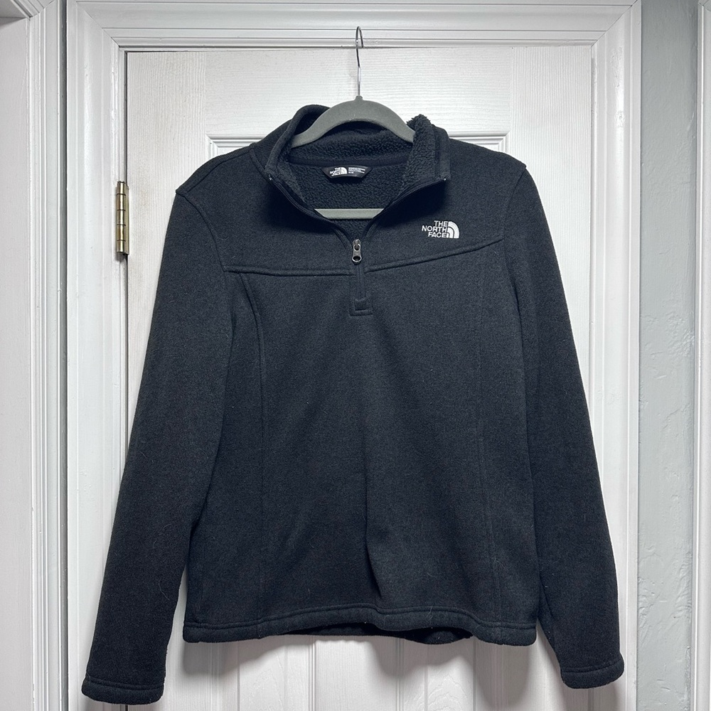 The North Face Charcoal Gray Fleece Pullover